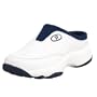 Propet Women's W3852 Wash & Wear Mule,White/Navy,7.5 M (US Women's 7.5 B)