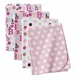 Circo Flannel receiving Blanket Pink 4Pk