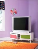 Powell Furniture 289-275 - LittleMissMatched SwitchaRoo TV Stand / Bench