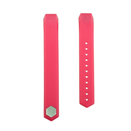 bayite Accessory Silicone Watch Band for Fitbit Alta Pink, Small 5.5 - 6.7 inches