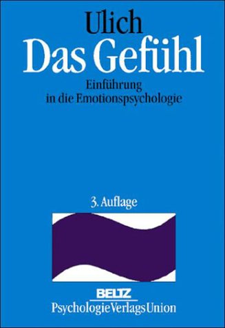 Produkt-Bild: Das Gef&uuml;hl. Einf&uuml;hrung in die Emotionspsychologie (Book on Demand)