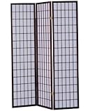 ACME 02277 Naomi 3-Panel Wooden Screen, Cherry Finish