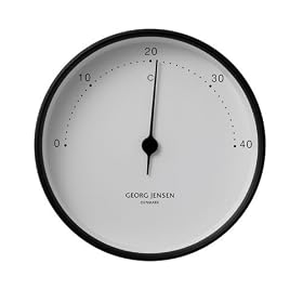 Georg Jensen Henning Koppel Thermometer 10Cm White Black by GEORG JENSEN