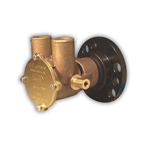 Jabsco 50410-1201 Marine Flexible Impeller Engine Cooling Replacement Pump (454CI Chevrolet, Lip Seal, Full Cam, Crank Drive) by