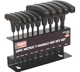 Hex Key Set 10pc T-Handle Metric Sealey S0466