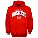 Nebraska Cornhuskers Red Arched Hoody Sweatshirt