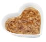 HIC Porcelain 7-Inch Heart Quiche Dish, Set of Six