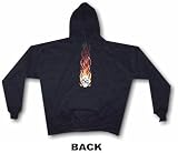 FIRE SKULL logo Men's Hoodie Sweat Shirt Small thru 4XL