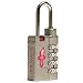 Farberware 4 Dial TSA Accepted Combination Lock - Brushed Nickel Image