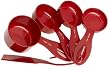 Cuisinart 4 Piece Measuring Cup Set with Leveler,  Red