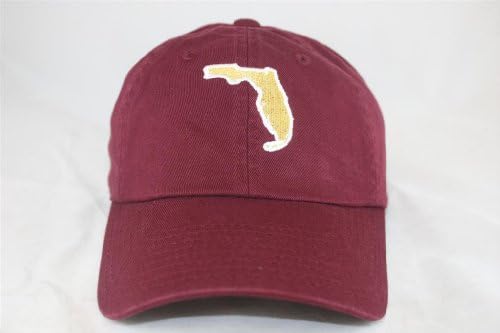 Florida Tallahassee Gameday Garnet and Gold Embroidered Hat by State Traditions