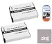 Pack of 2 SLB-10A Batteries for Samsung EX2F HZ15W SL202 SL420 SL620 SL820 ST66 ST76 WB150F WB250F WB750 WB800F WB850F Digital Camera + More!!