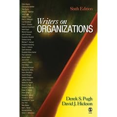Writers on Organizations: Derek S Pugh, David J. Hickson