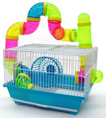 Brand New Rodent Gerbil Mouse Mice Critter Cage H3194BLUE