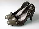 Vintage Look Pumps Fifties-Style Grau (P68)