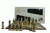 Hand Decorated Sherlock Holmes Chess Men in Box with Folding Board