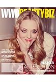 WWD Beauty Biz Magazine, Major Attraction, Amanda Seyfried Cover, April 10, 2009