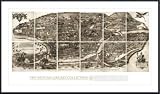 View of Rome, 1593, Framed Art Print by Antonio Tempesta