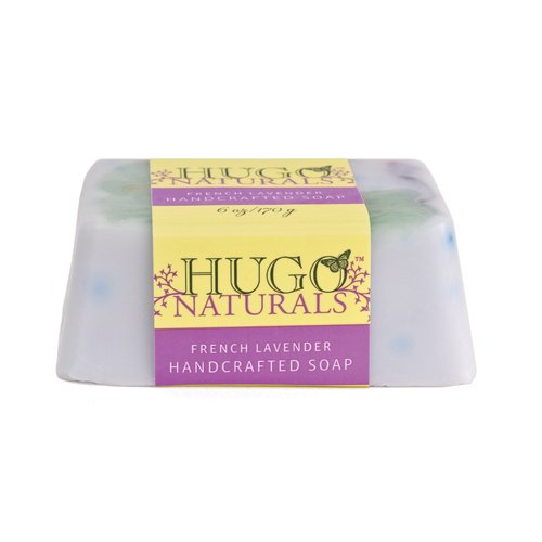 Hugo Naturals Bar Soap, French Lavender, 6-Ounce Bar (Pack of 3)