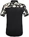 SSLR Men's Short Sleeve Casual Button-Down Shirt With Pocket