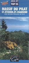 Carte de randonnée : Massif du Pilat - St-Etienne