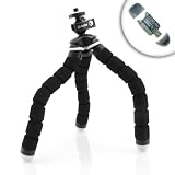 Pro-Flex Mini 360 Degree Swivel Head Adjustable Tripod for Sony Cyber-Shot DSC HX5V / HX200V / HX20V / HX10V / W330 / W350 and More! *Card Reader Included