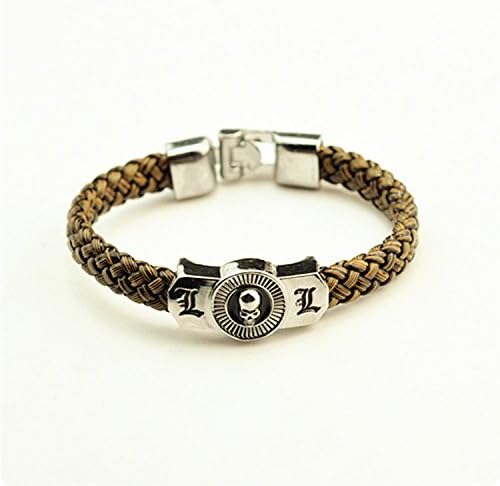 Death pen Ji deathnote bracelet PU leather braided bracelet