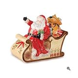 Review Waterford 148285 / Waterford Holiday Heirlooms Here Comes Santa Biscuit Jar