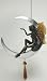 Art Deco Design Moon Fairy Dream Catcher Bronze