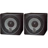 Pyle PCB3BK - 100 W PMPO Speaker - 2-way - 2 Pack - 8 Ohm - Bookshelf - PCB3BK