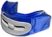 Brain Pad Youth Pro Plus Double Laminated Mouthguard with Strap/Strapless Combo (Blue/Gray)