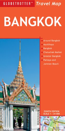 Bangkok Travel Map, 8th (Globetrotter Travel Map)