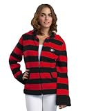 NCAA University of Georgia Kashwere U Rugby Striped Hoodie