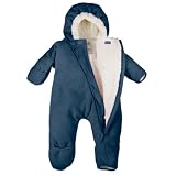 Cozy Cub Fleece Baby Bunting Snowsuit NAVY 12-18 MOS.