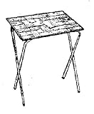 KAY HOME PRODUCTS/QUAKER 00361 TABLE TRAY PARQUET PK2