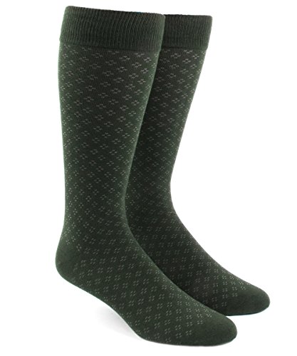 Speckled Navy Men's Cotton Blend Dress Socks