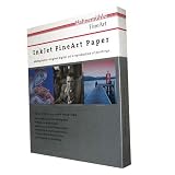 Hahnemuhle Fine Art Baryta 325, Ultra Smooth High Gloss, Bright White Inkjet Paper, 325gsm, 8.5 x 11, 20 Sheets