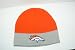 NFL Denver Broncos 2 Tone Cuffless Beanie Hat Ski Skull Cap Lid Toque