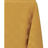 Bardwil Linens Reflections Square Tablecloth, 52 by 52-Inch, Straw