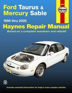Haynes Manuals - Ford Taurus and Mercury Sable (96 - 05) Manual (36075)