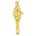 ThaiTime 5pcs New Golden Fashion Women Girls Quartz Wrist Watches