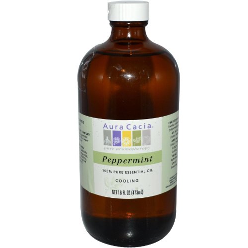 Aura Cacia Peppermint Oil, 16 Oz. Bottle On Sale