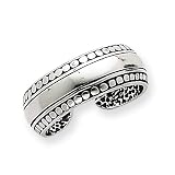 Sterling Silver Antiqued Toe Ring