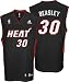 Michael Beasley Jersey: adidas Black Replica #30 Miami Heat Jersey - Large