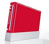 Simply Red Decorative Protector Skin Decal Sticker for Nintendo Wii Console ....