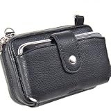 premium multi purpose leather wallet sleeve pouch case for apple iphone 3g 3gs ipod touch itouch 2nd 3rd gen Blackberry Curve 8300 8310 8330 8900 bold storm