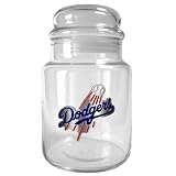 MLB Los Angeles Dodgers 31-Ounce Glass Candy Jar - Primary Logo