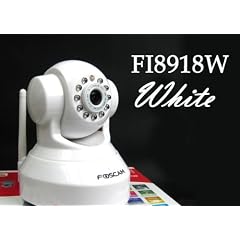 FOSCAM Fi8918 Wireless IP Kamera mit Motor [PC],erm�glicht Remote-Pan / Tilt-Steuerung (Pan: 300deg & Tilt: 120deg),Nachtsicht (bis zu 8 Meter) mit der Auto-IR-LED-Beleuchtung