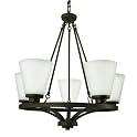 5-Light Taos Bronze Chandelier