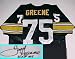 Mean Joe Greene Steelers NFL Black Jersey With 